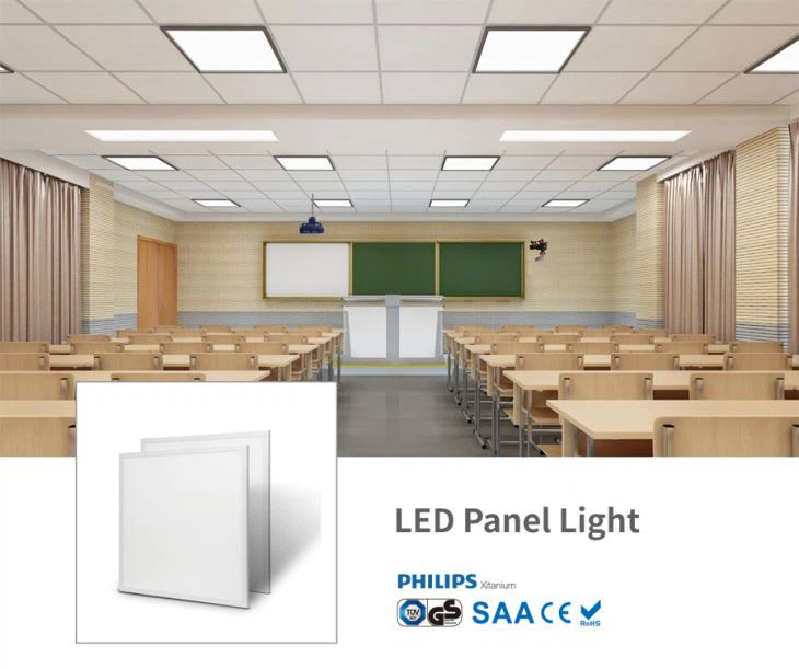Lampu LED Panel rendah silau Square